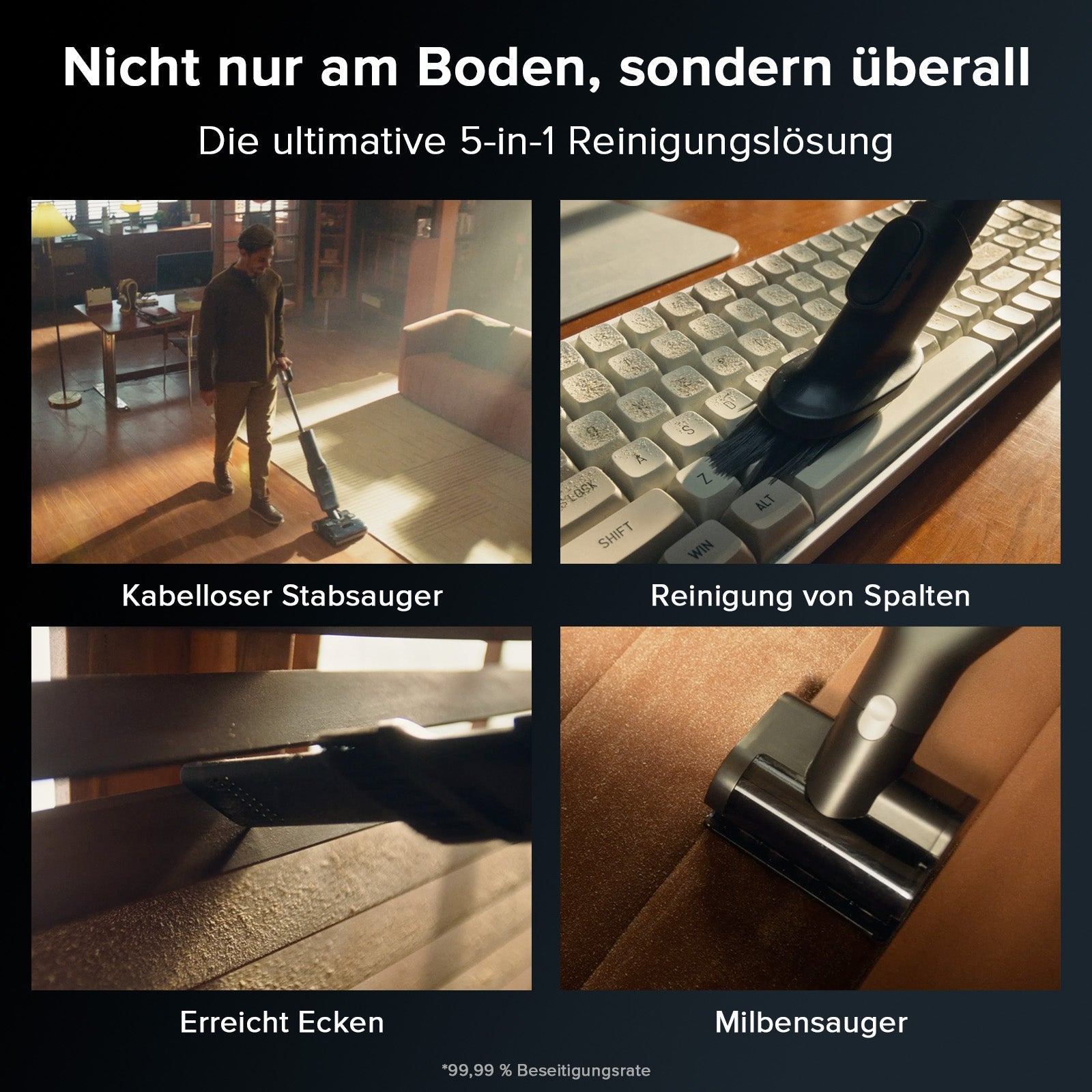 Roborock F25 ACE Combo & F25 Combo 5-in-1 Nass- und Trockensauger