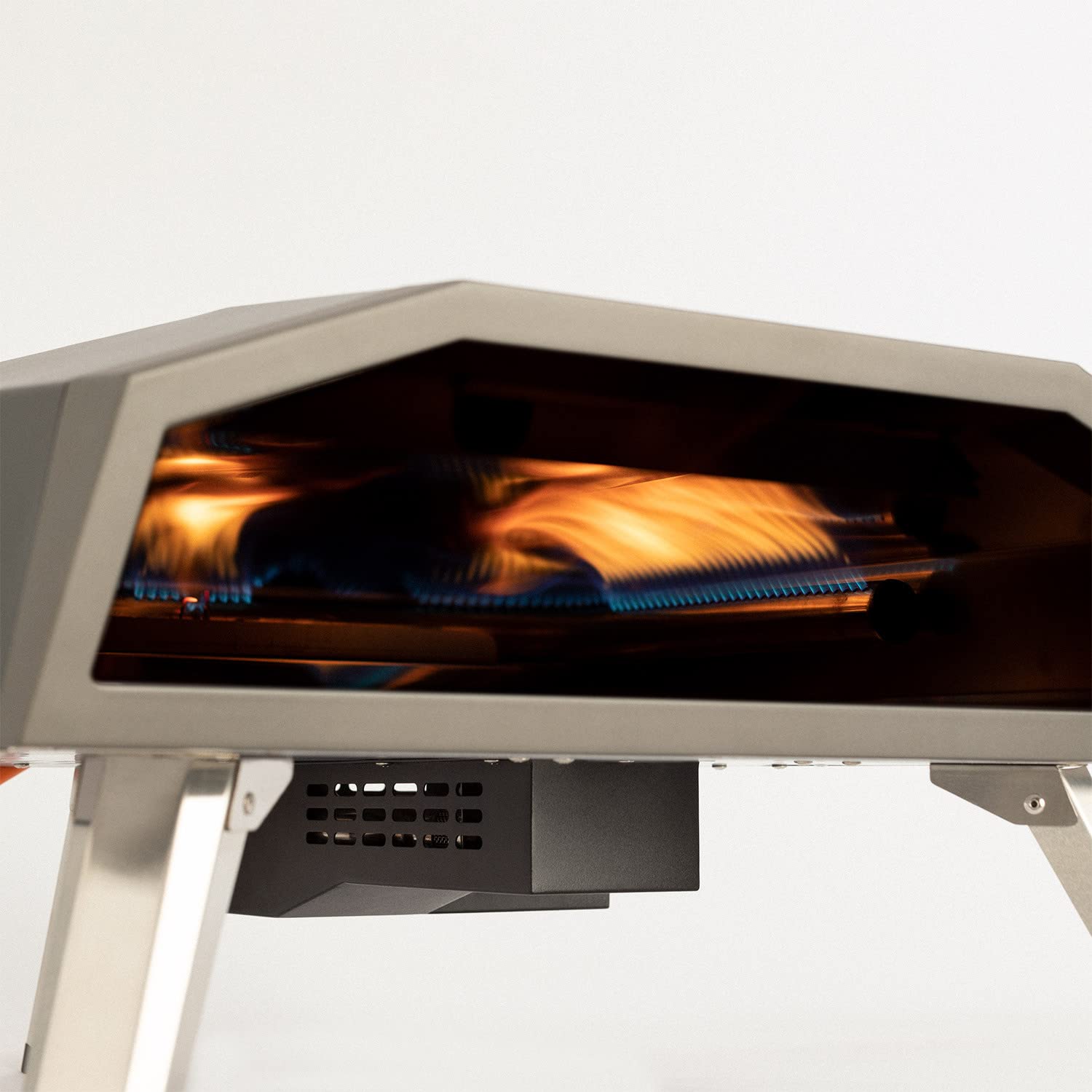 CREATE/PIZZA MAKER PRO 16"/ Tragbarer Gas-Pizzaofen/Edelstahl und Stein, klappbare Füße, Abflammsystem, schnelles Backen, max. Temperatur 500 °C, 40cm Pizzen