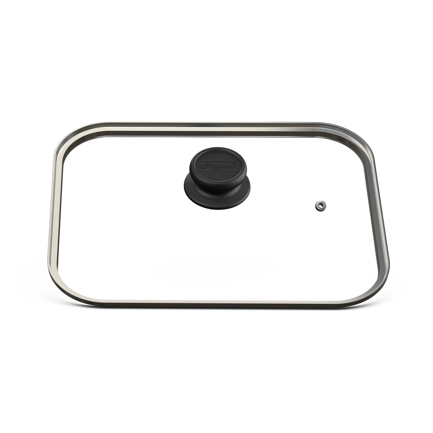 Sicherheitsglasdeckel Edelstahl für Bratreine