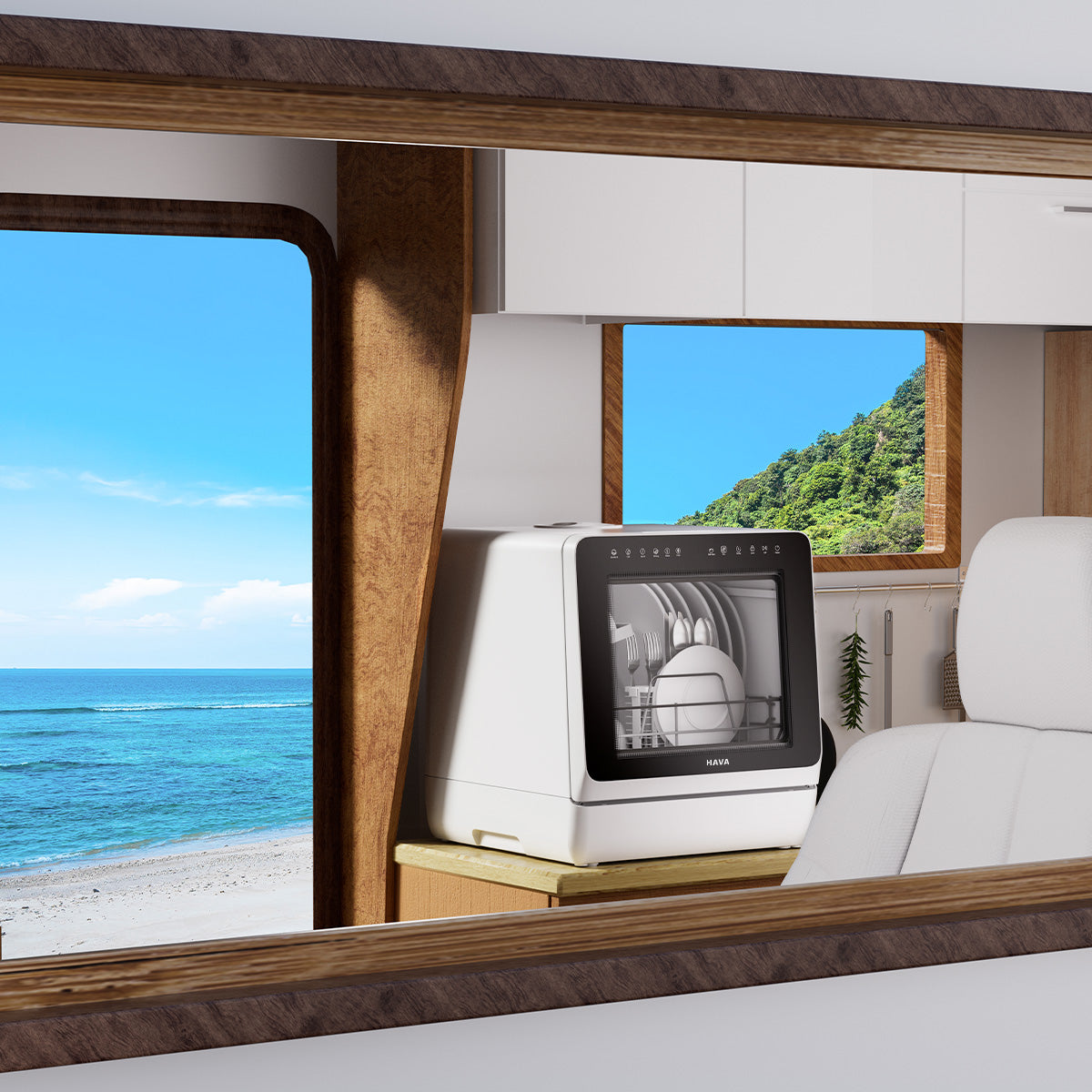 Refurbished HAVA R09 Countertop Dishwasher