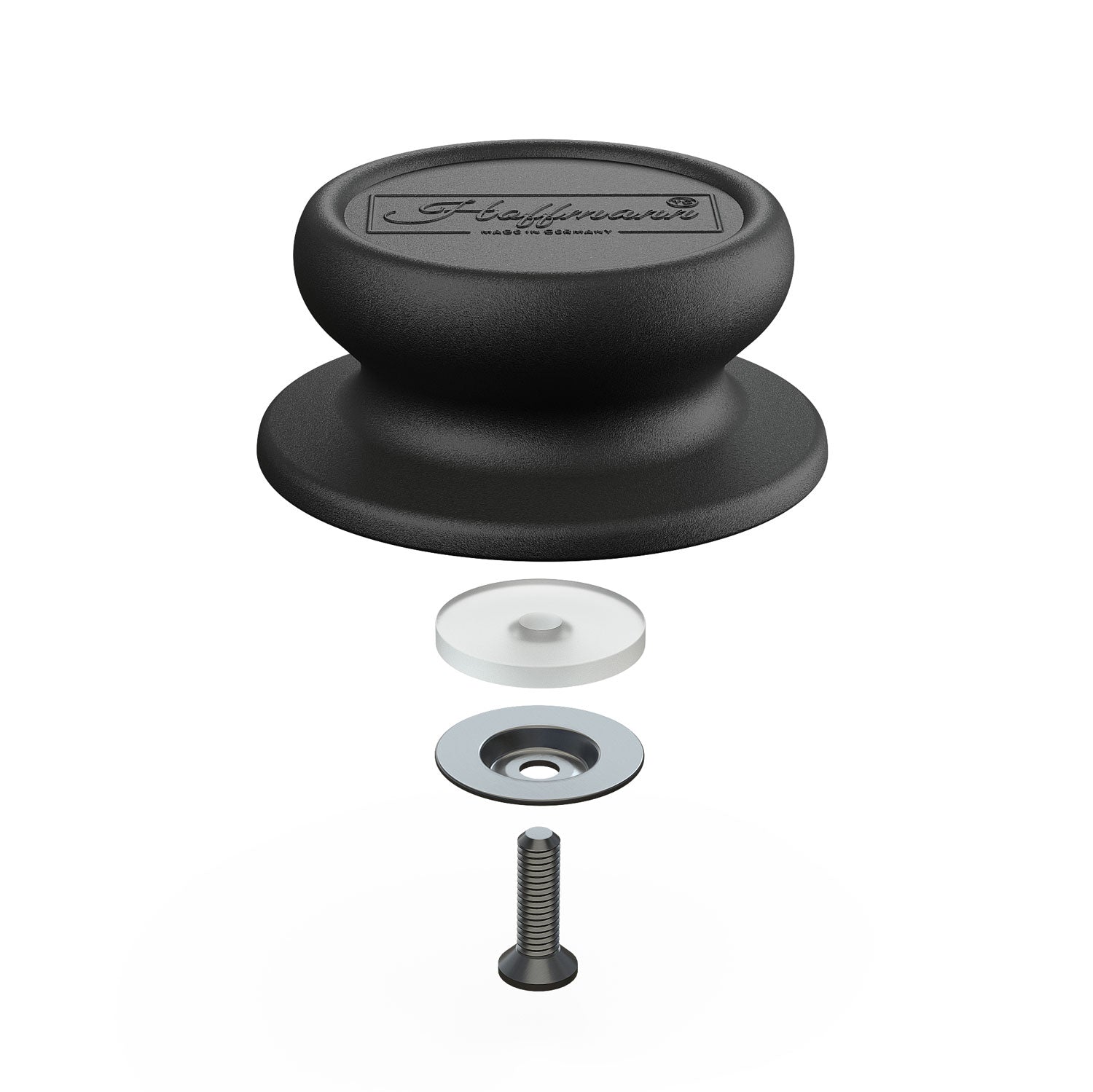 Sicherheitsglasdeckel Edelstahlfassung eckig