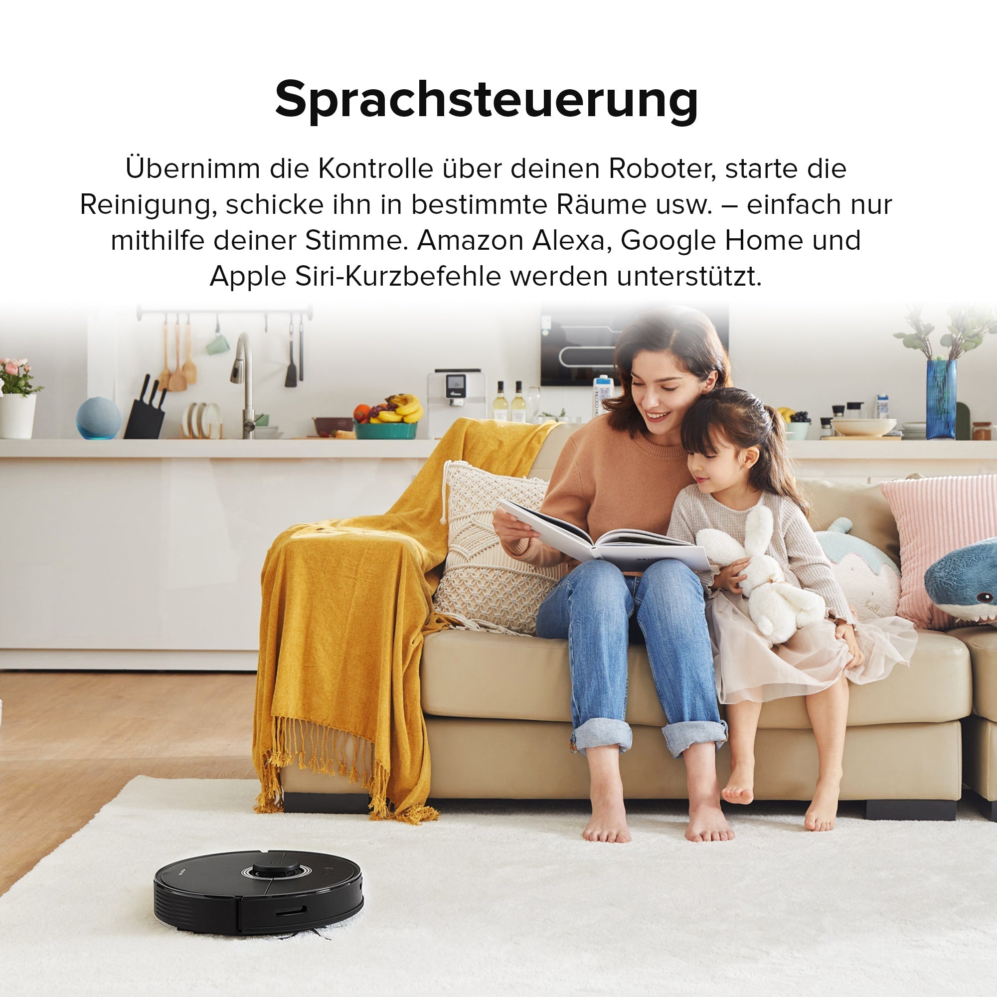 Roborock Q7 Max+ Saug- und Wischroboter mit Auto-Entleerungsstation
