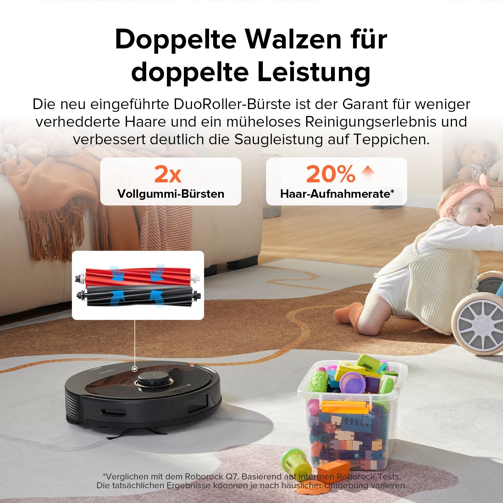 Roborock Q8 Max Saug- und Wischroboter