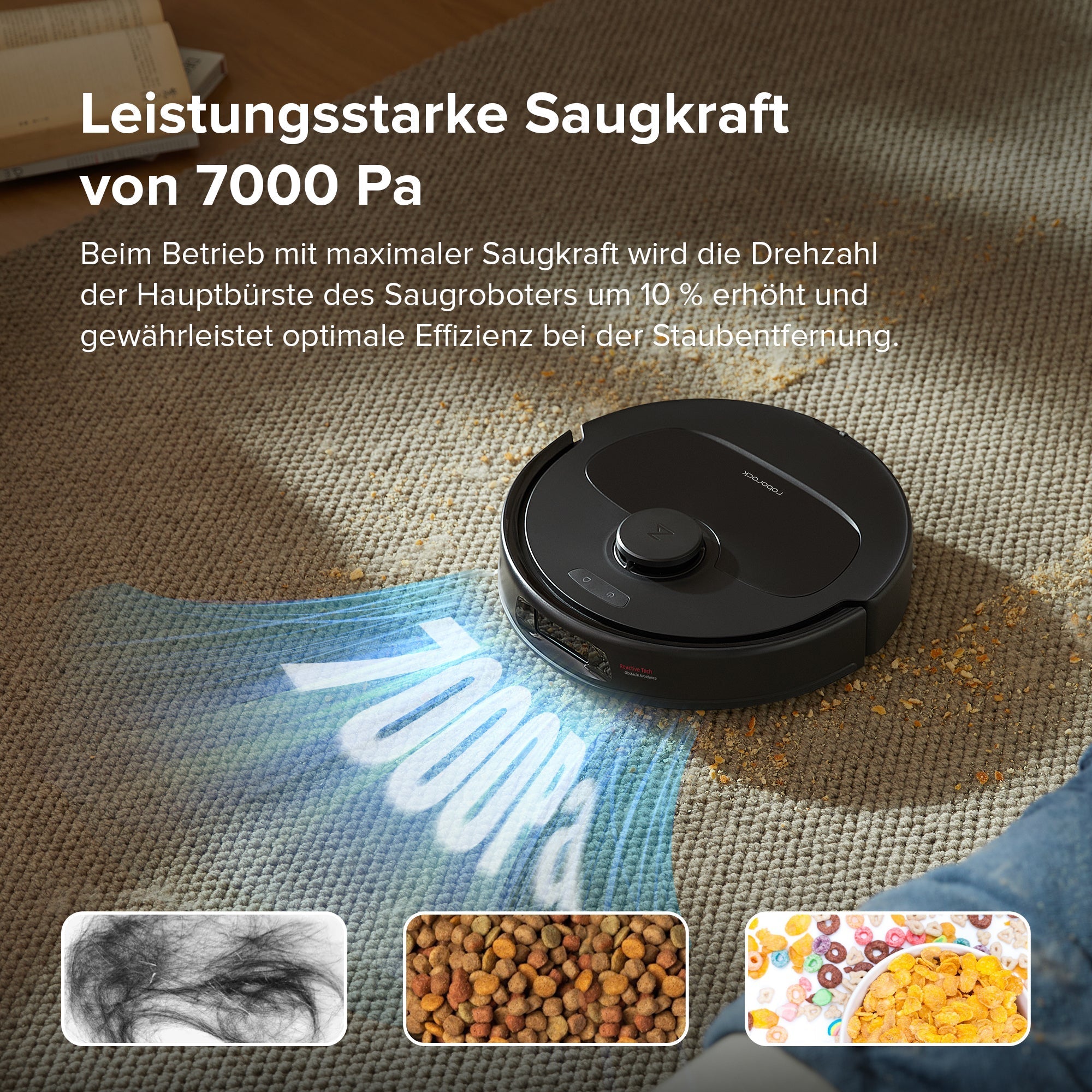 Roborock Qrevo S Saugroboter mit Multifunktions-Dockingstation