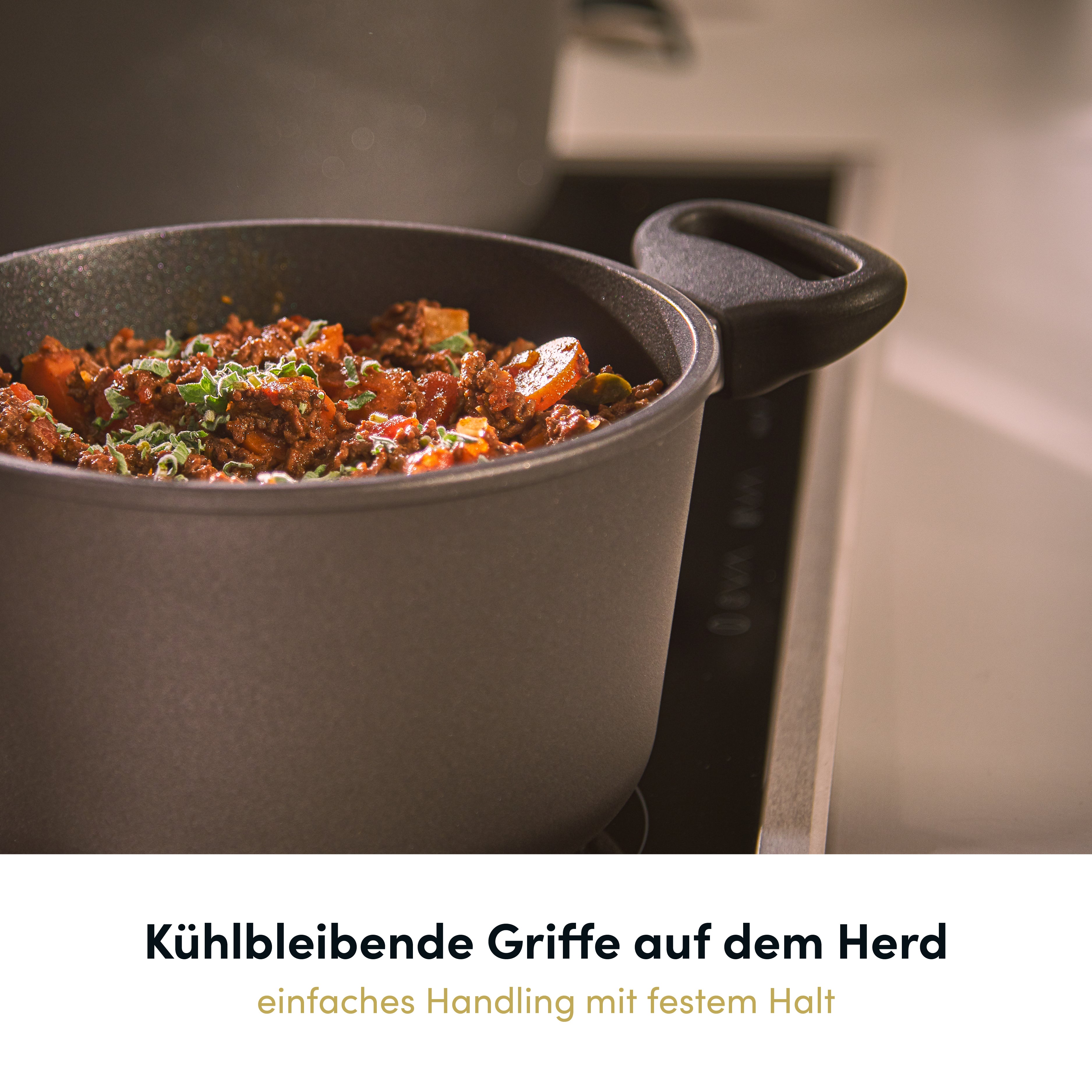 Kochtopf hoch Ø 28 cm I Deckel optional