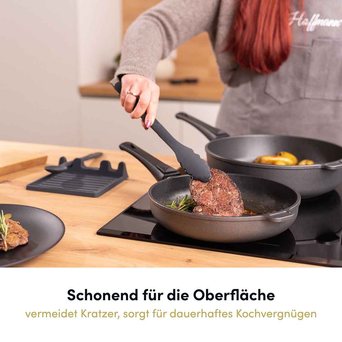 Küchenzange mit robustem Edelstahlkern