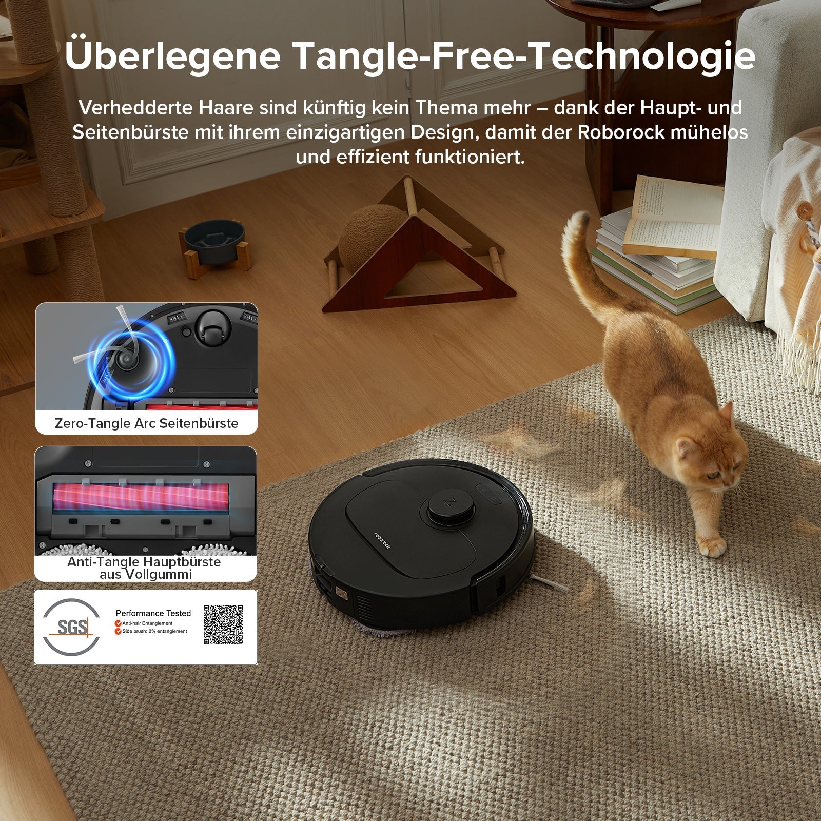 Roborock QV 35A Saugroboter mit Multifunktionsdock