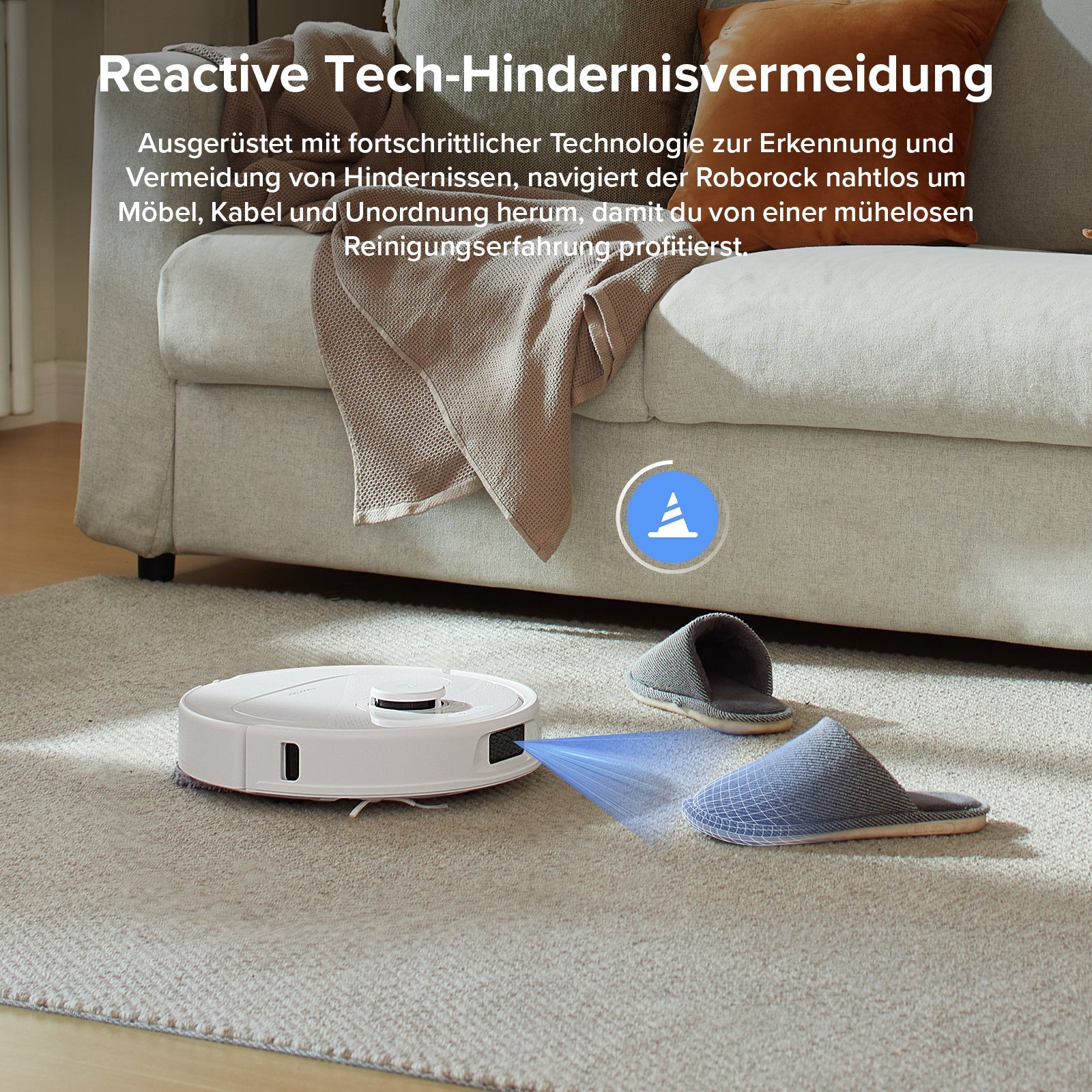 Roborock QV 35A Saugroboter mit Multifunktionsdock