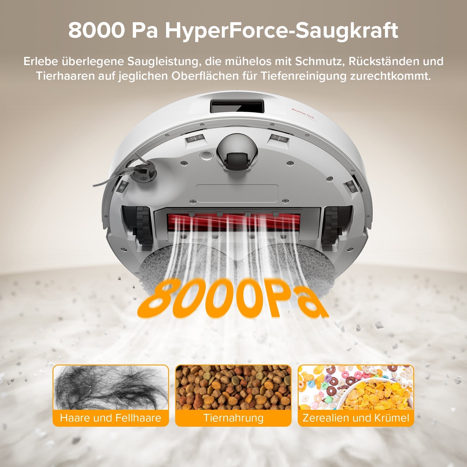 Roborock QV 35A Saugroboter mit Multifunktionsdock