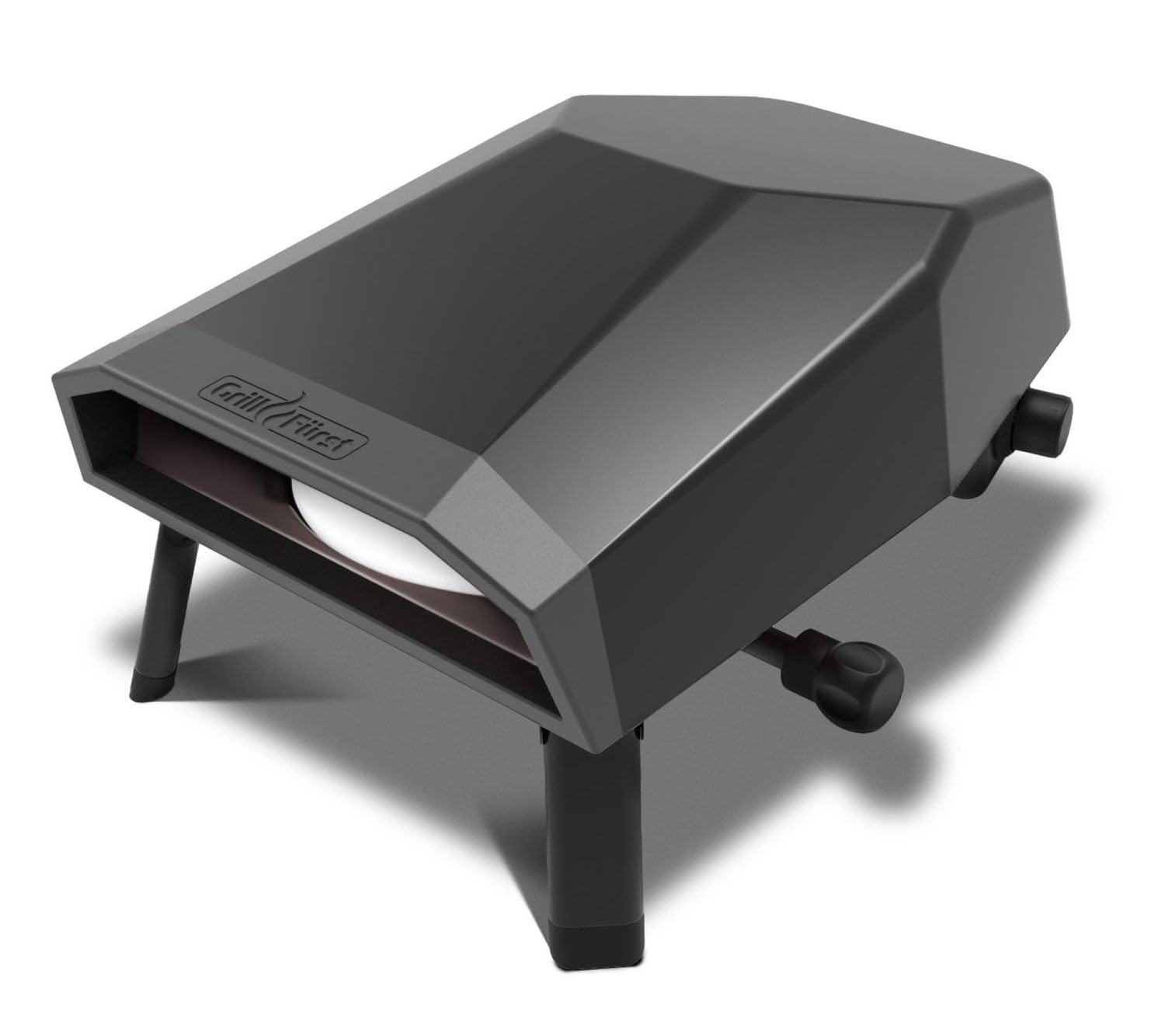 Grillfürst Gas Pizzaofen 305 mit drehbarem Pizzastein - bis zu 400°C, 4,65 kW starker Outdoor-Ofen für Pizza, geeignet für Terrasse, Balkon und Garten, perfekt für knusprige Pizza