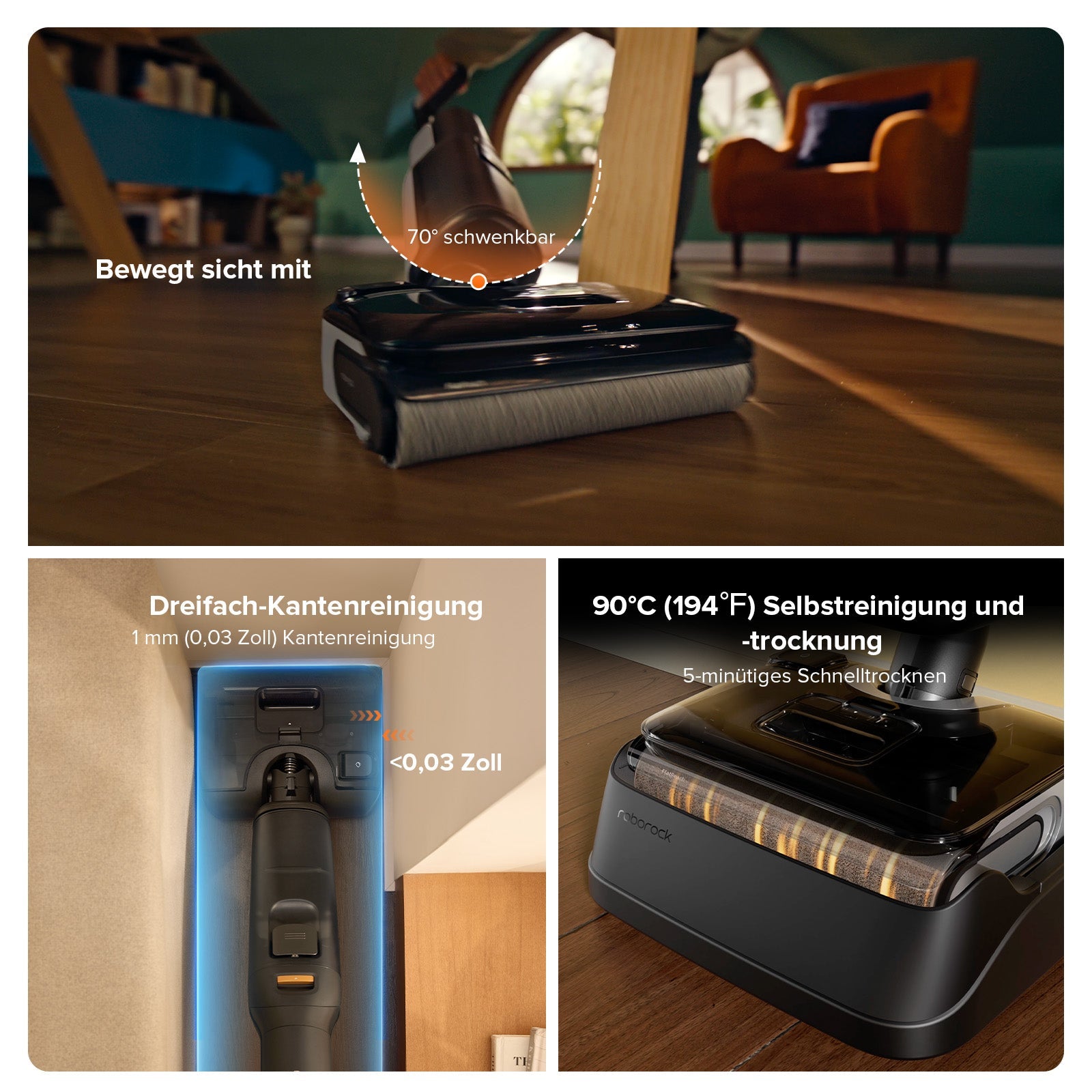 Roborock F25 ACE Combo & F25 Combo 5-in-1 Nass- und Trockensauger