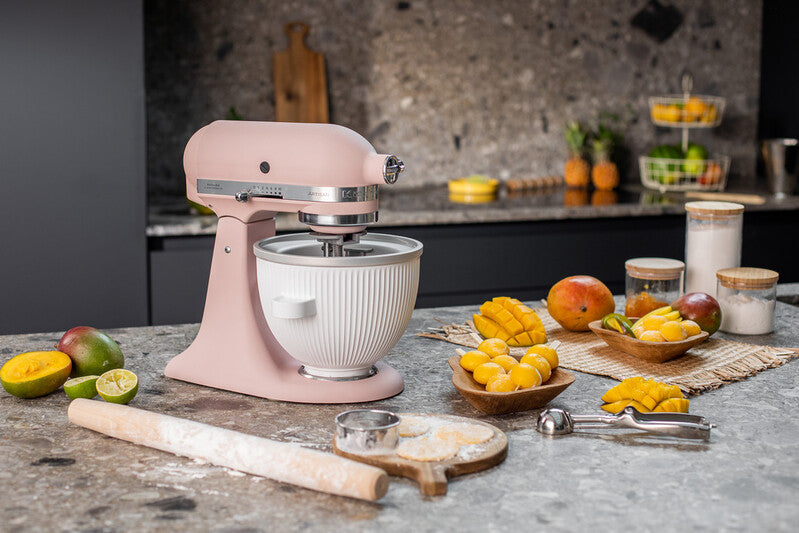 KitchenAid 4,8 L 5KSM175 Artisan Küchenmaschine Icelover mit Eiszubereiter