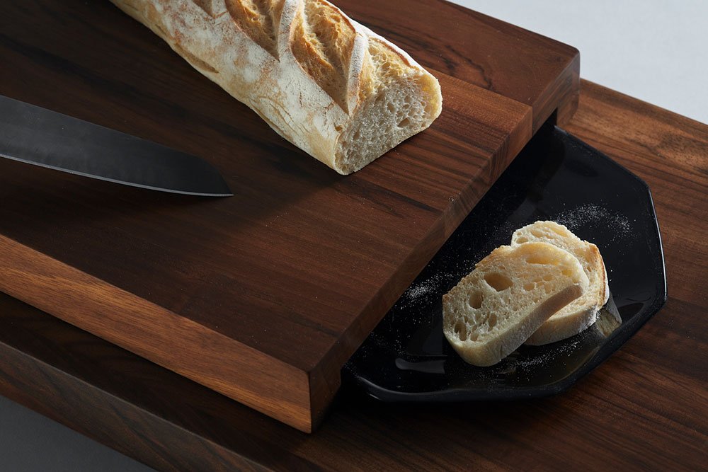 BREKA Schneidebrett groß Walnuss