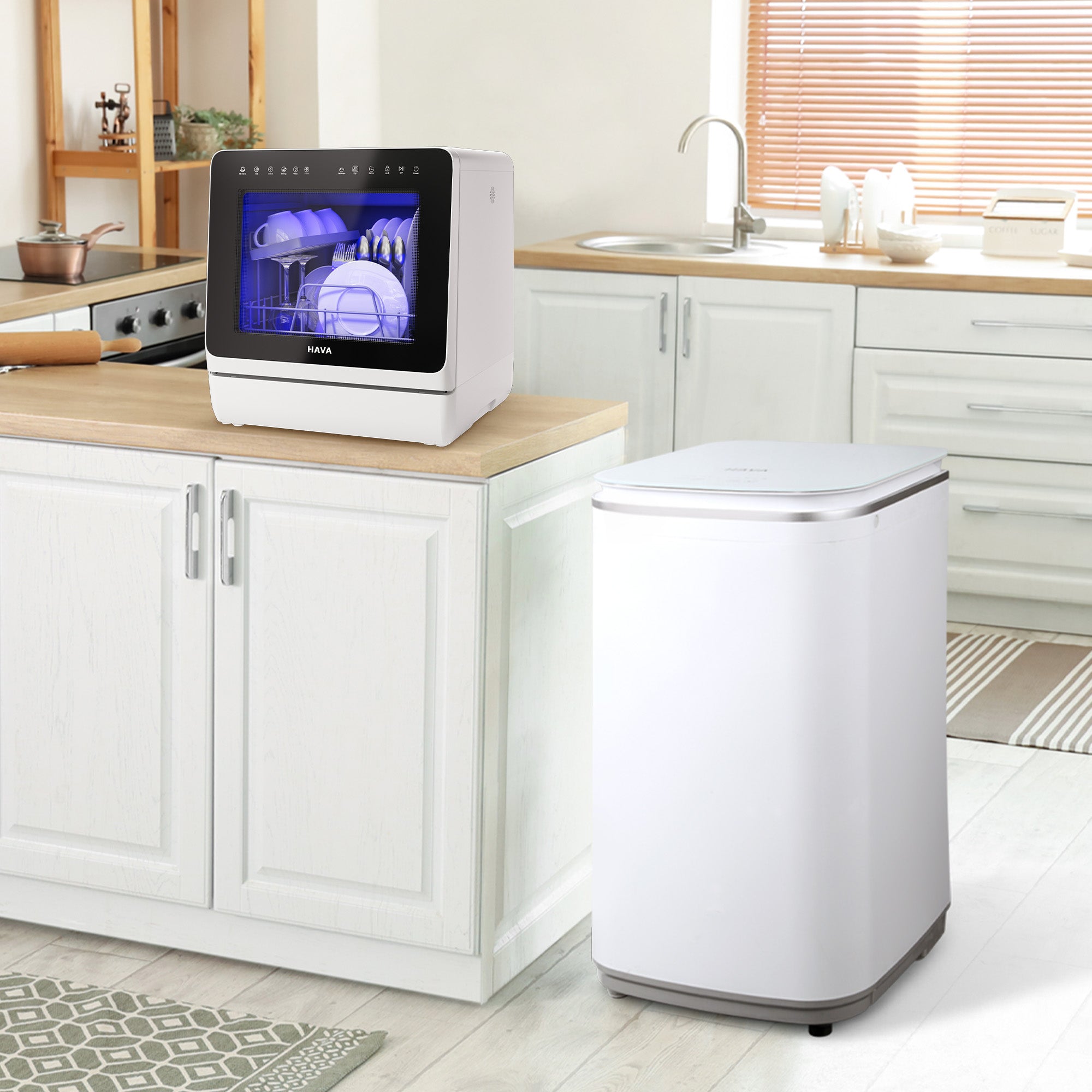 HAVA T01 Washer and R09 Dishwasher Bundle
