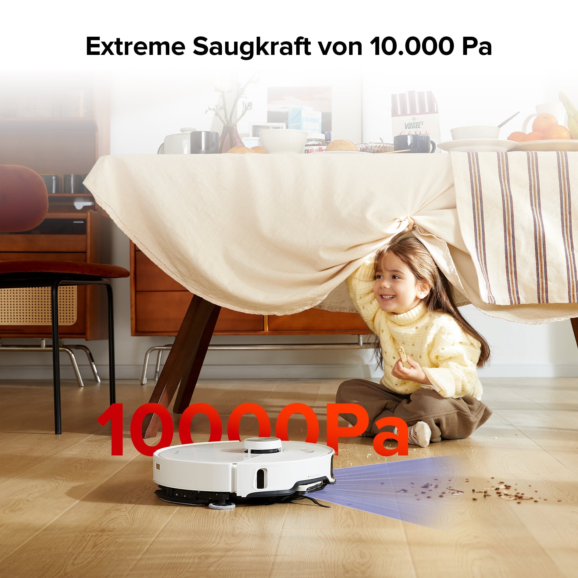 Roborock S8 MaxV Ultra Saugroboter mit 8-in-1 RockDock® Ultra