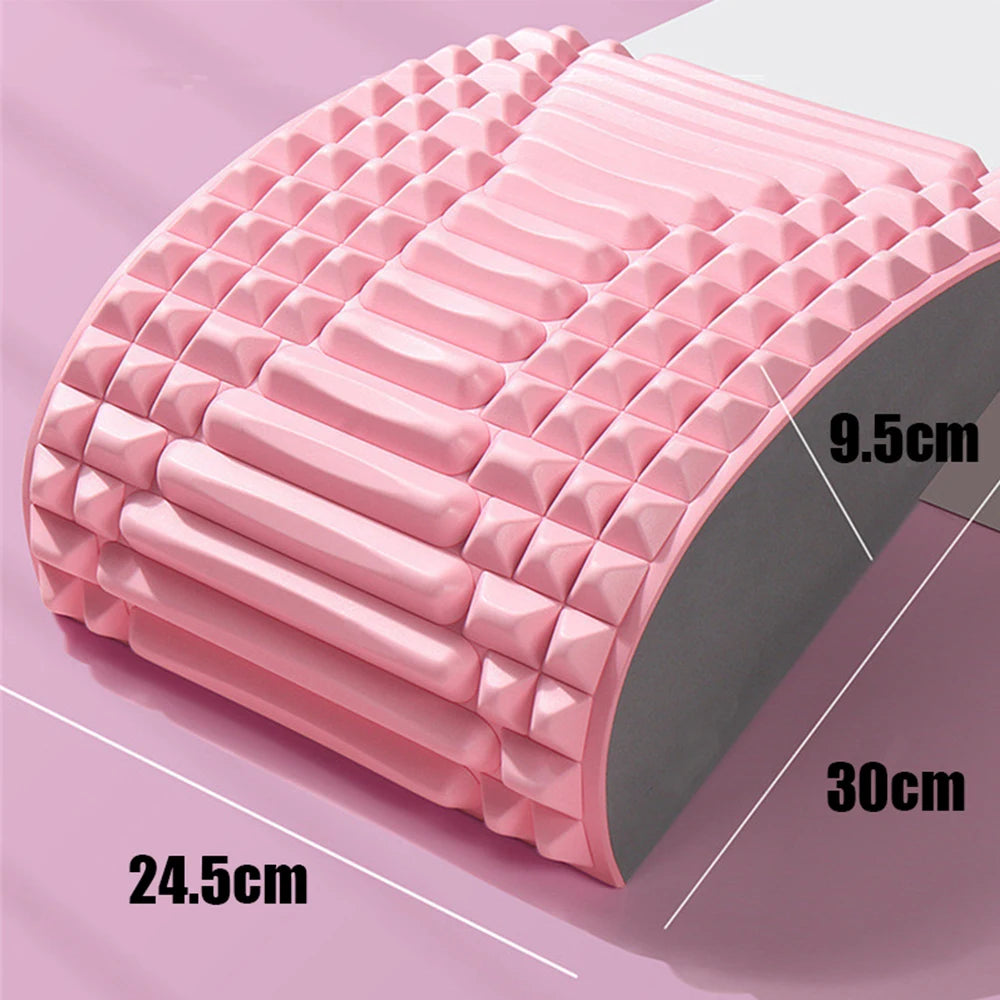 "Back & Neck Support Pillow: Pain Relief Massager"