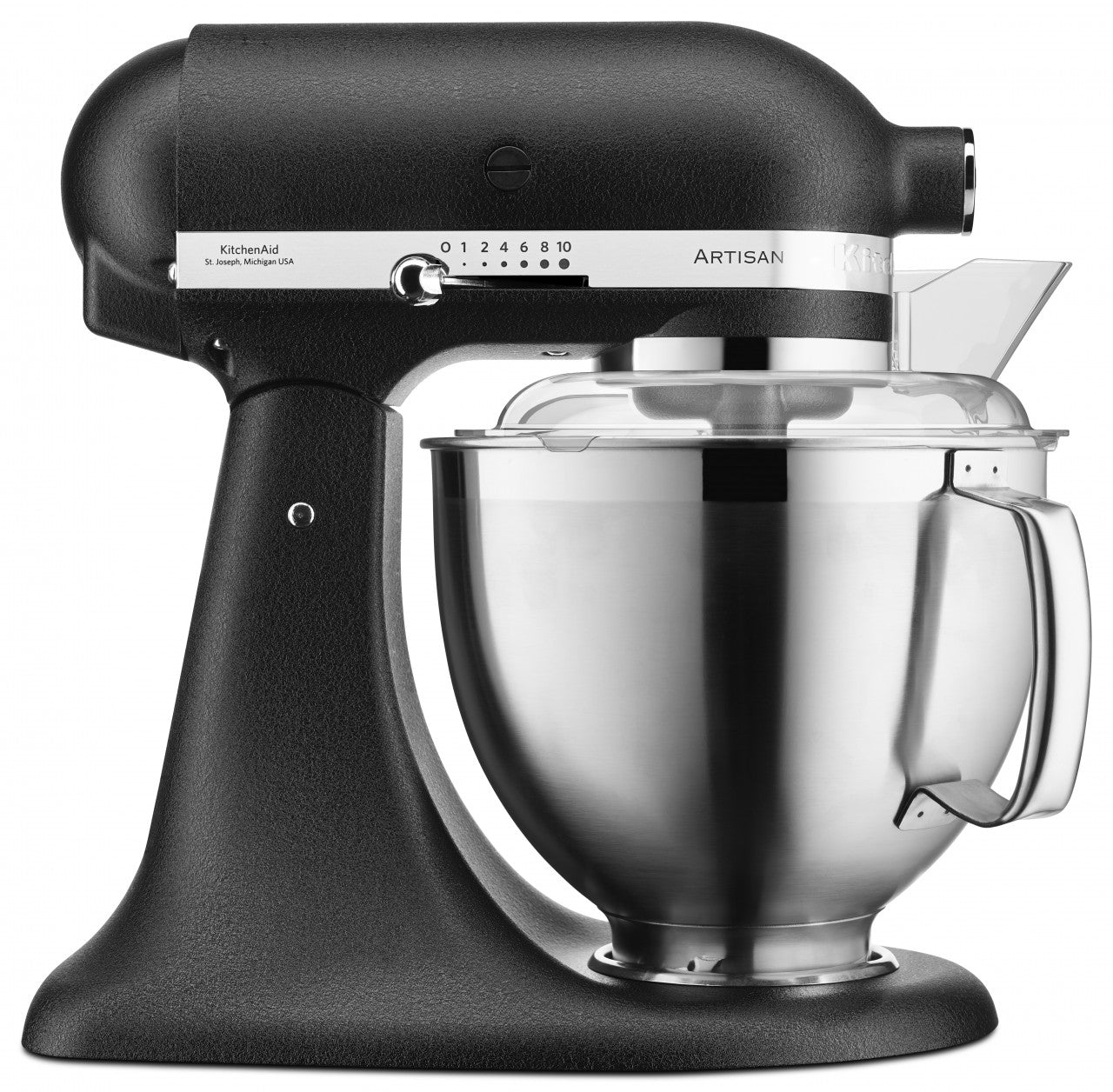 KitchenAid 4,8 L 5KSM185 Artisan Küchenmaschine Beginnerset Artisan Gemüseschneider+Flexirührer