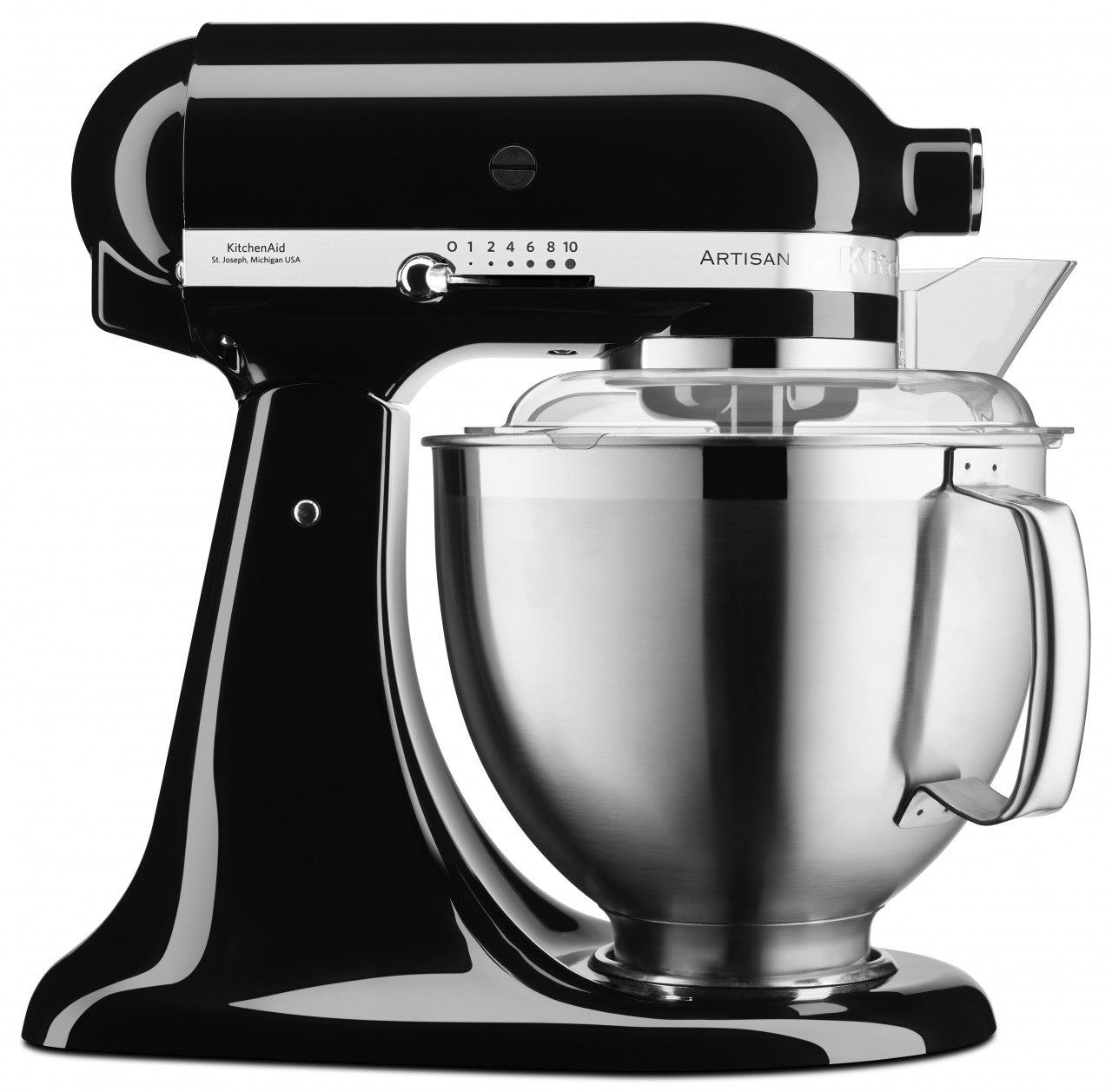KitchenAid 4,8 L 5KSM185 Artisan Küchenmaschine Profiset Fleischwolf+Spritzgebäck+Gemüseschneider+Pürie