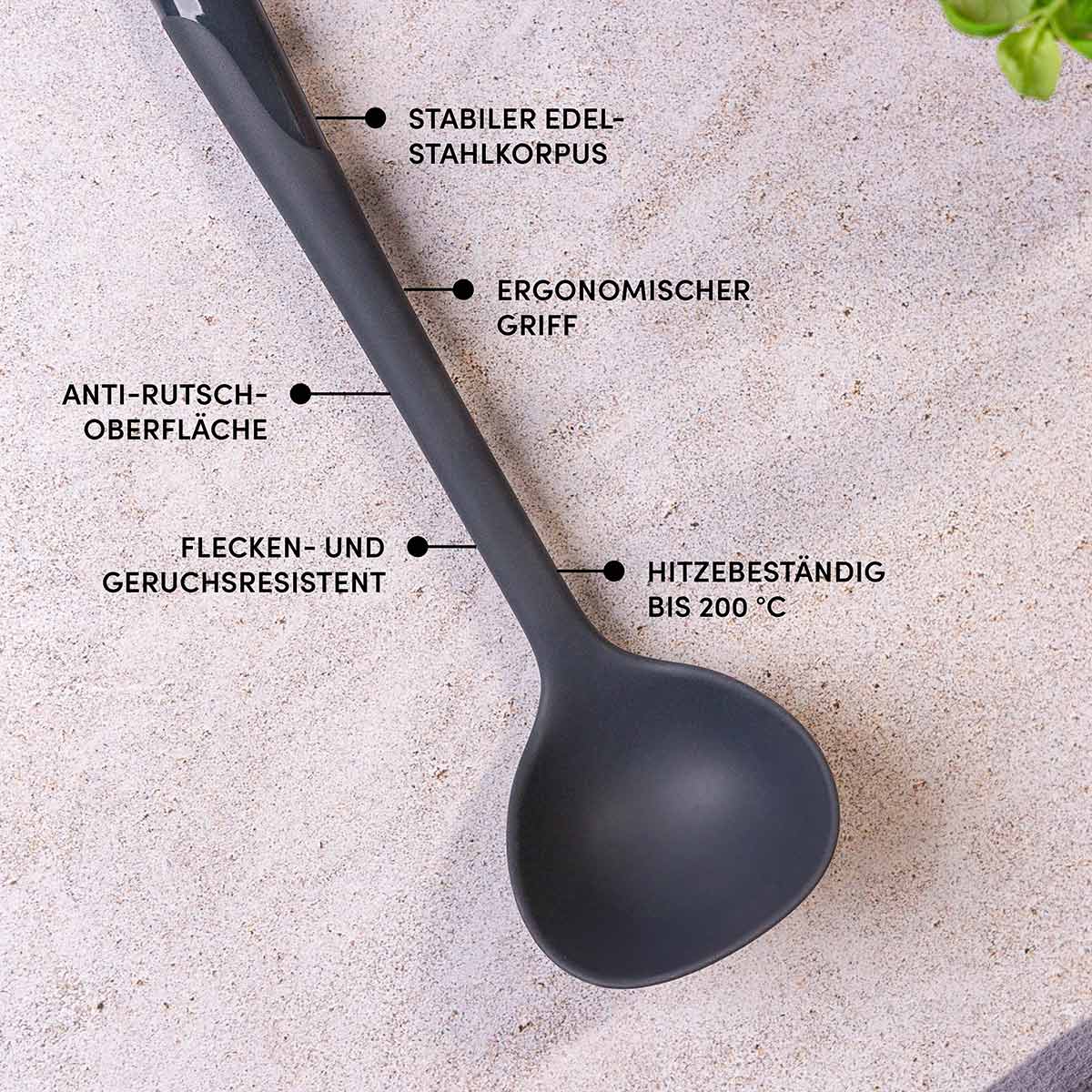 Schöpfkelle mit robustem Edelstahlkern